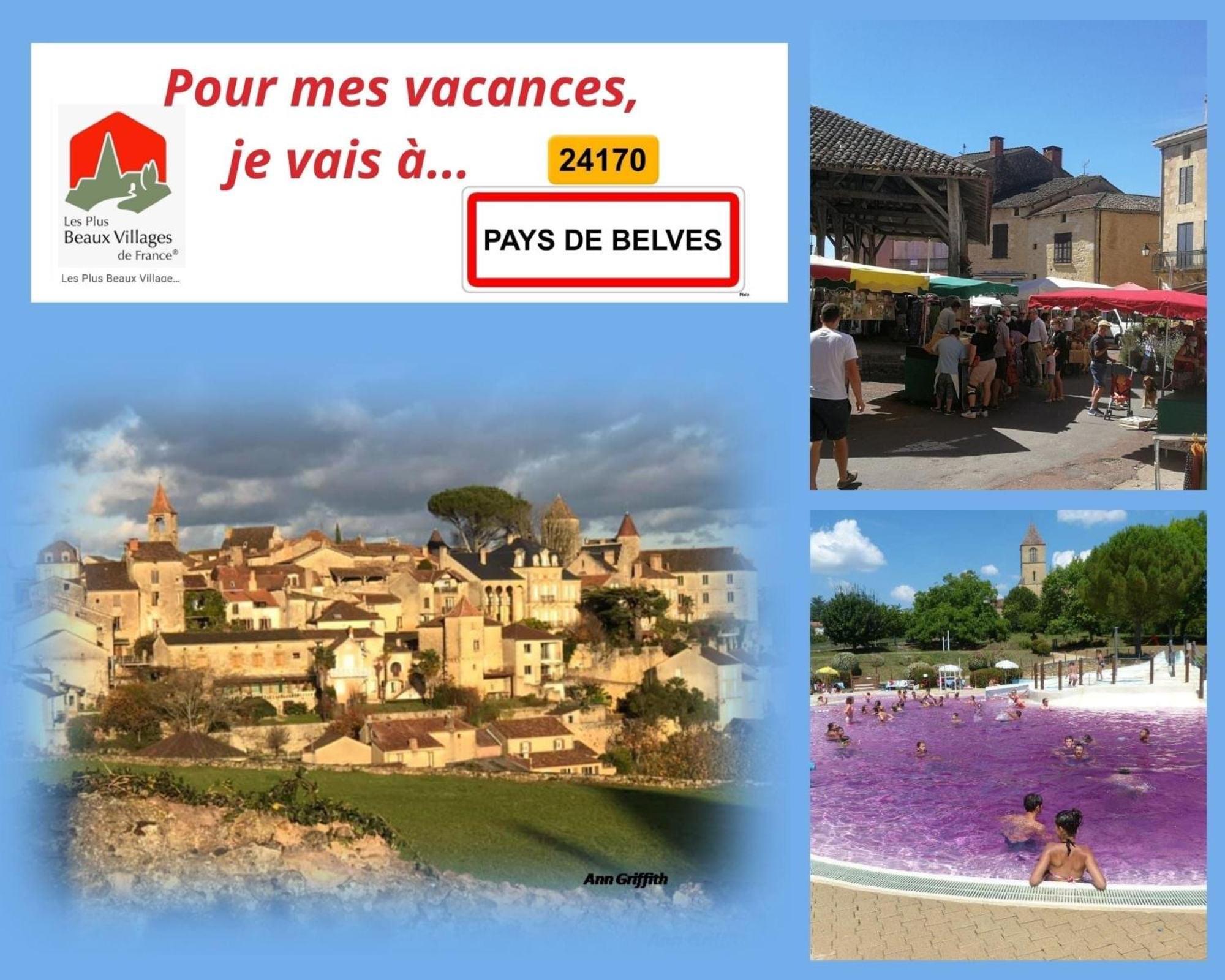Au Lilas Rose Maison Entre Campagne Et Village Belvès Exteriör bild
